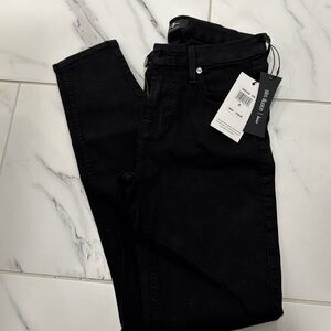 Black skinny Seven Jeans